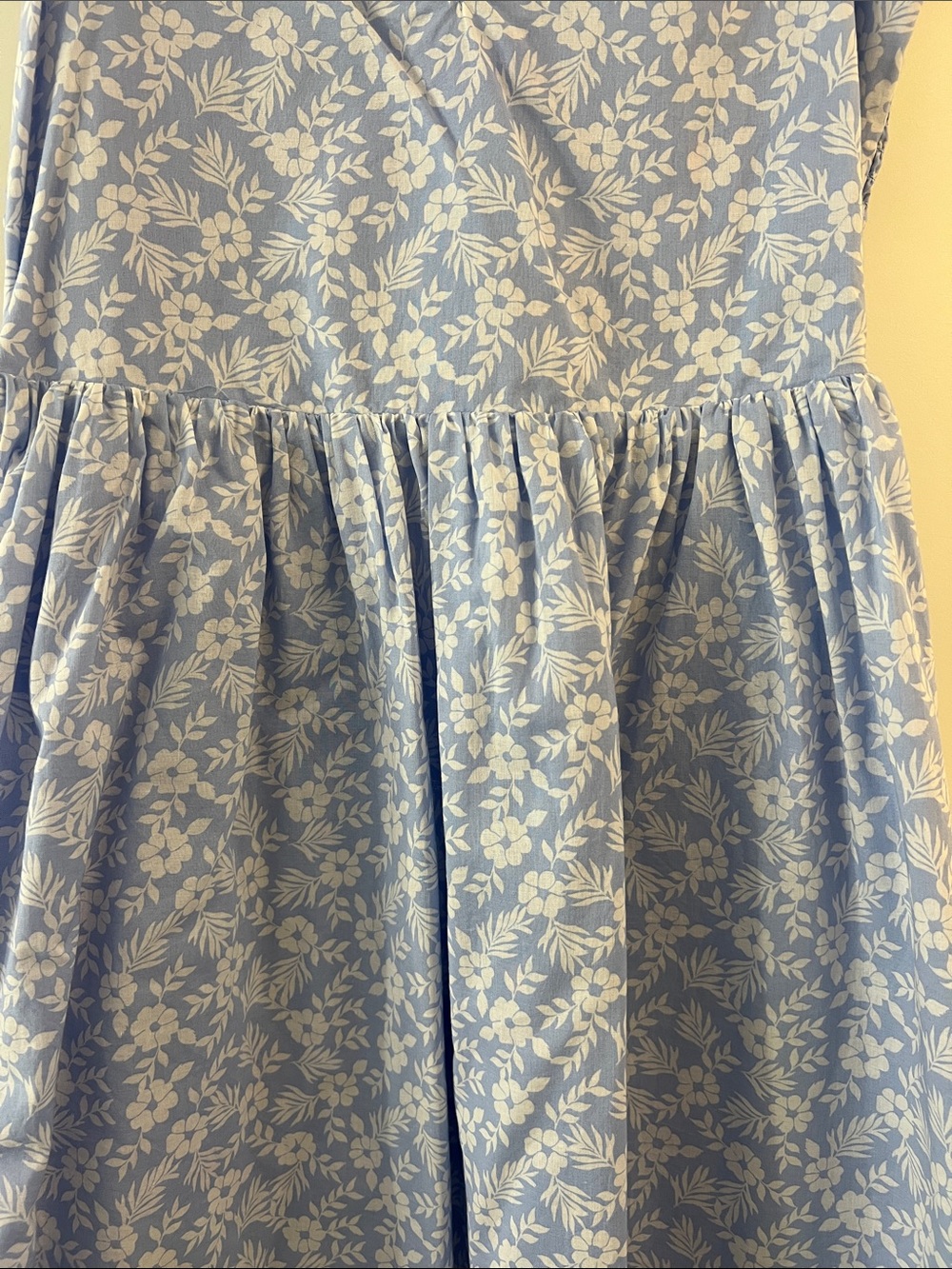 Janie and Jack Light Blue Floral Spaghetti-Strap Dress - Picture 5 of 5